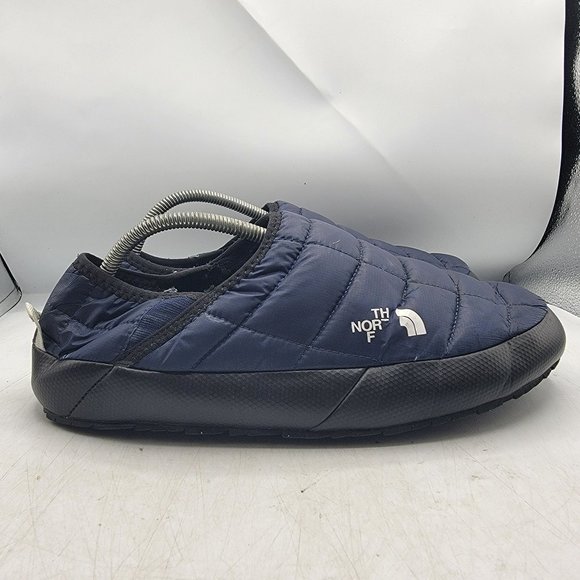 The North Face Mens 11 Blue ThermoBall Traction V Mule Slipper Shoes Loafers - Picture 7 of 12